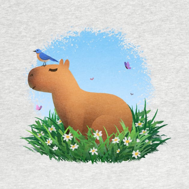 Peaceful Capybara by baabaa